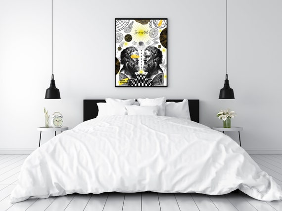 Immortal Wall Art Print Poster Inspirational Geometric Contemporary