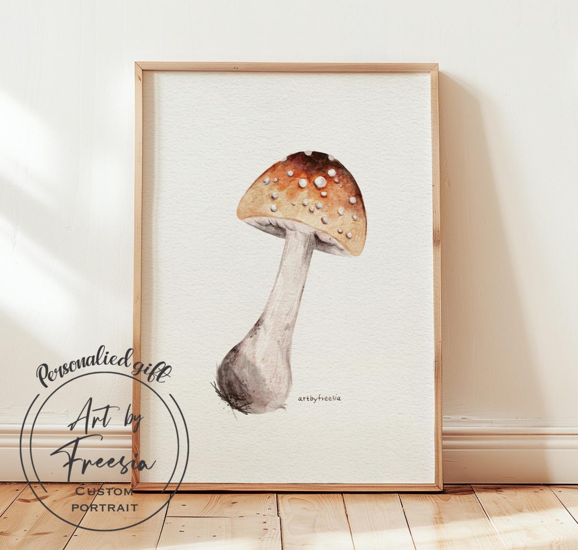 Mini Watercolour Portrait Item Illustration Watercolour Painting Watercolour Drawing Object Item Drawing Personalised Drawing