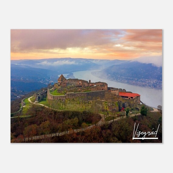 Visegrd High Castle Hungary Travel Poster