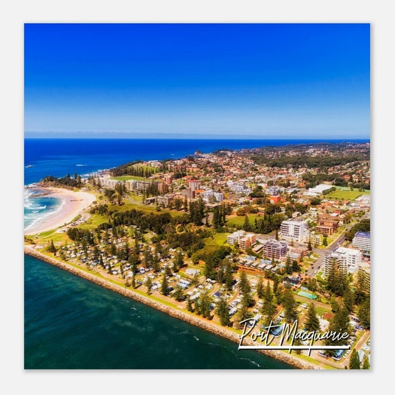 Port Macquarie Australia Print Coastal Travel Poster