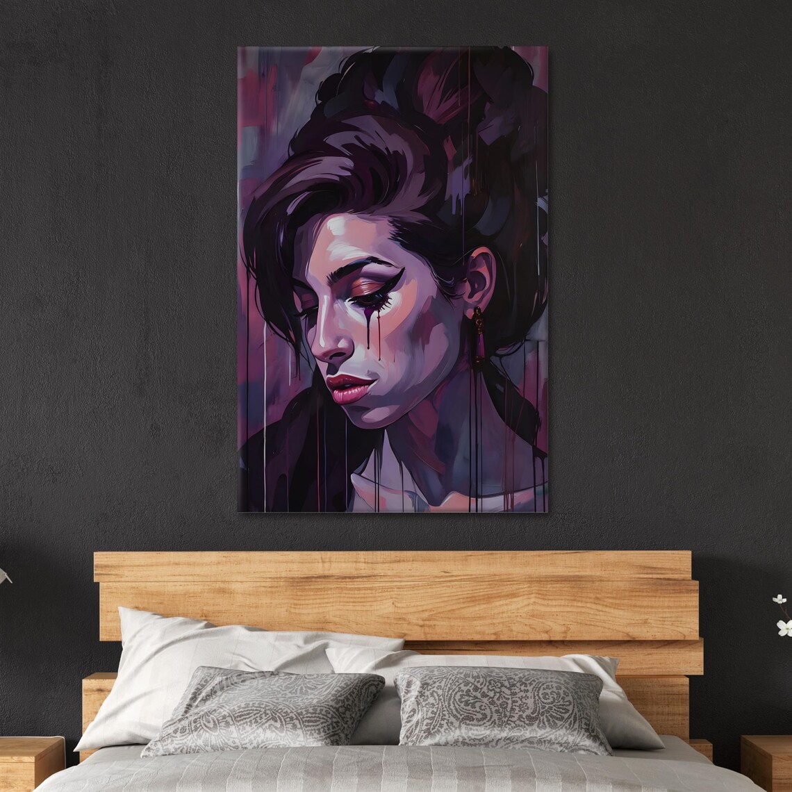 Amy Winehouse Pop Art, Emotional Music Art Print
