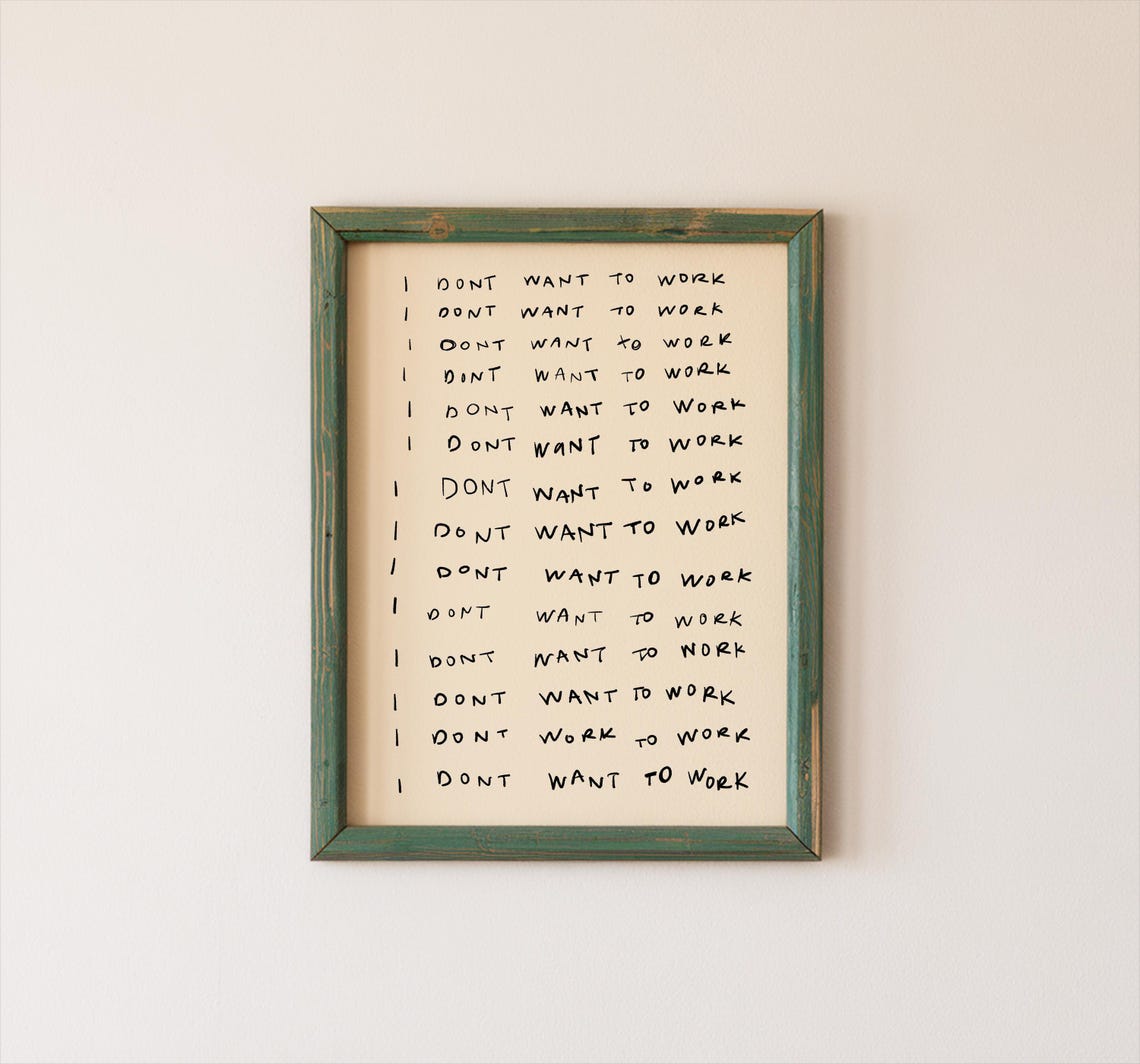 Homebody Print Quirky Introvert Quote Minimalistic Handdrawn Decor Vertical
