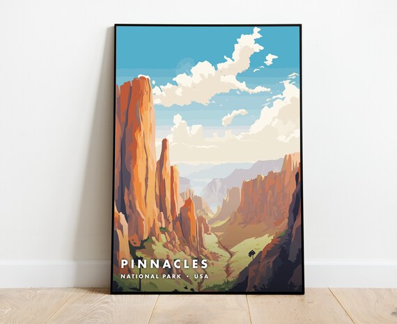 Pinnacles National Park, Landscape Art Print