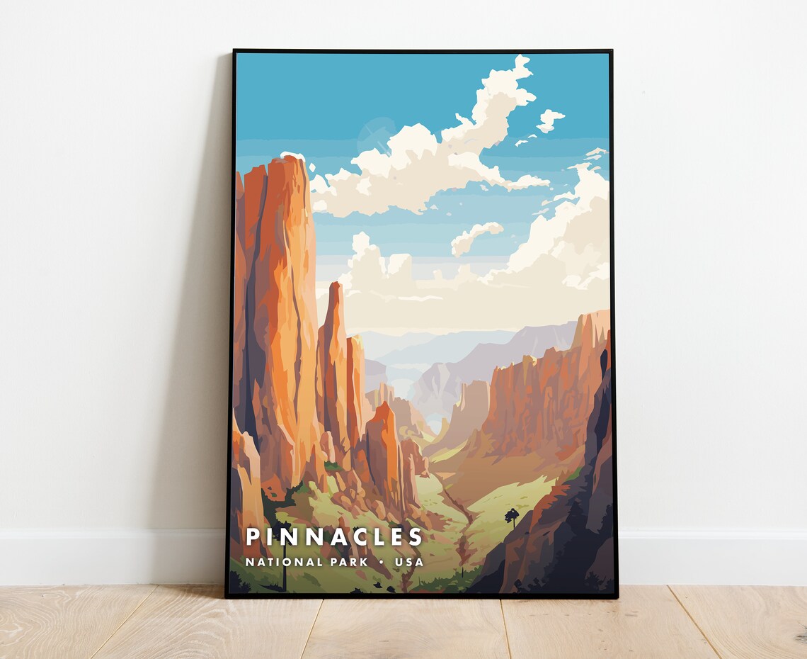 Pinnacles National Park, Landscape Art Print