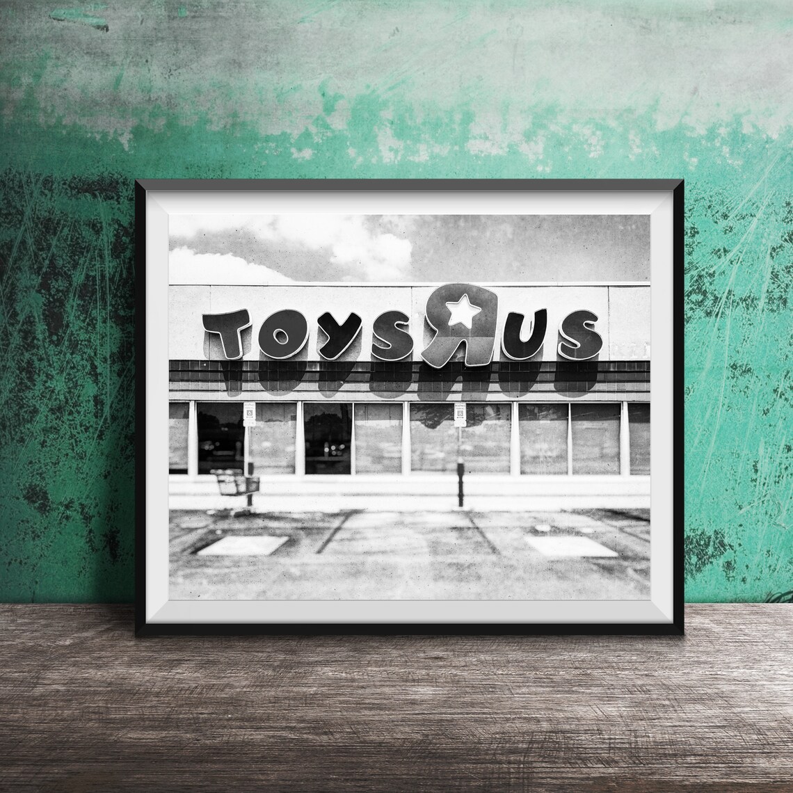 Toys R Us Storefront Retro Colorful Sign Rainbow Nostalgia Art Poster - Image 2