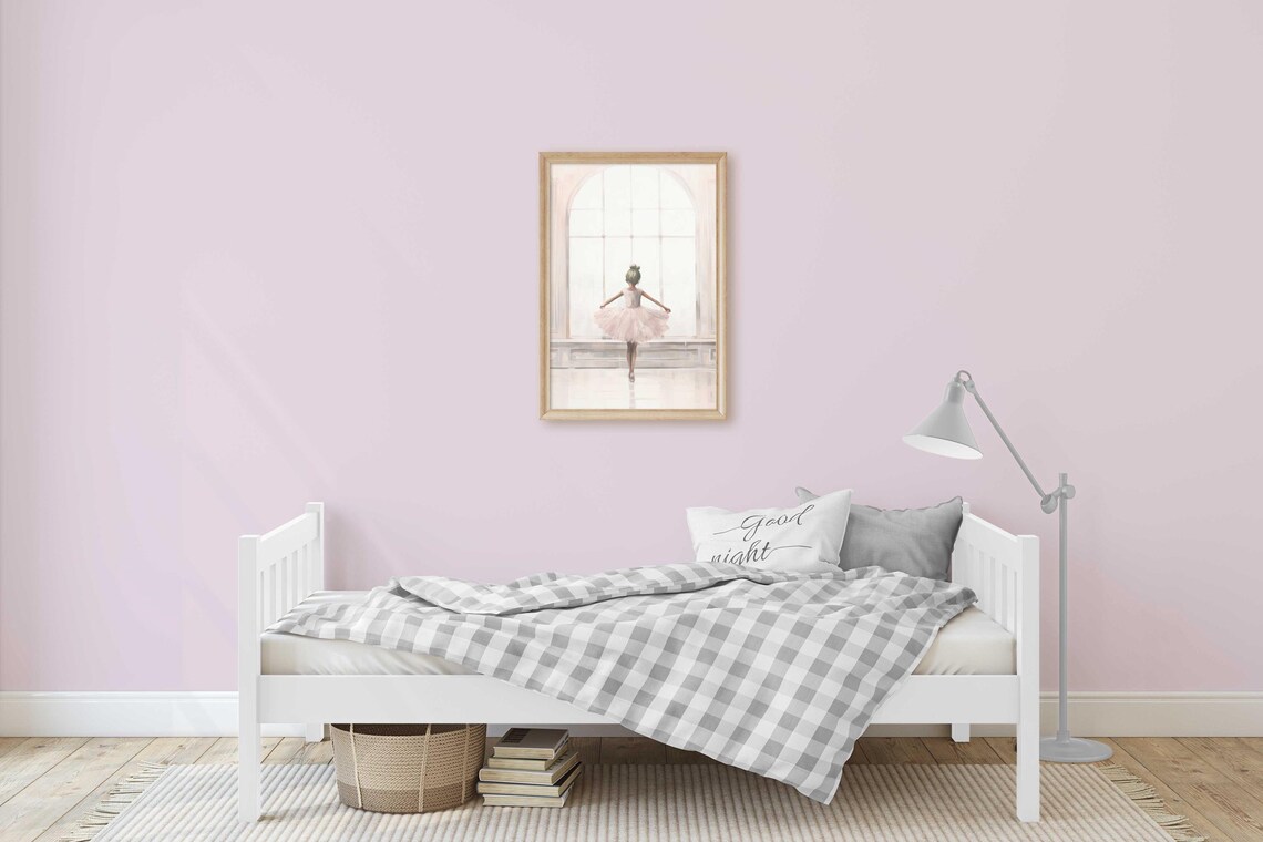 Ballet Nursery Vintage Art Print, Ballerina Decor - Image 2