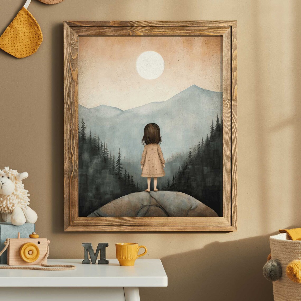 Girl Adventure Print Nursery Nature Decor Adventure Nursery Decor Adventure Theme Toddler Room Decor Girl Girl Wall Art - Image 2