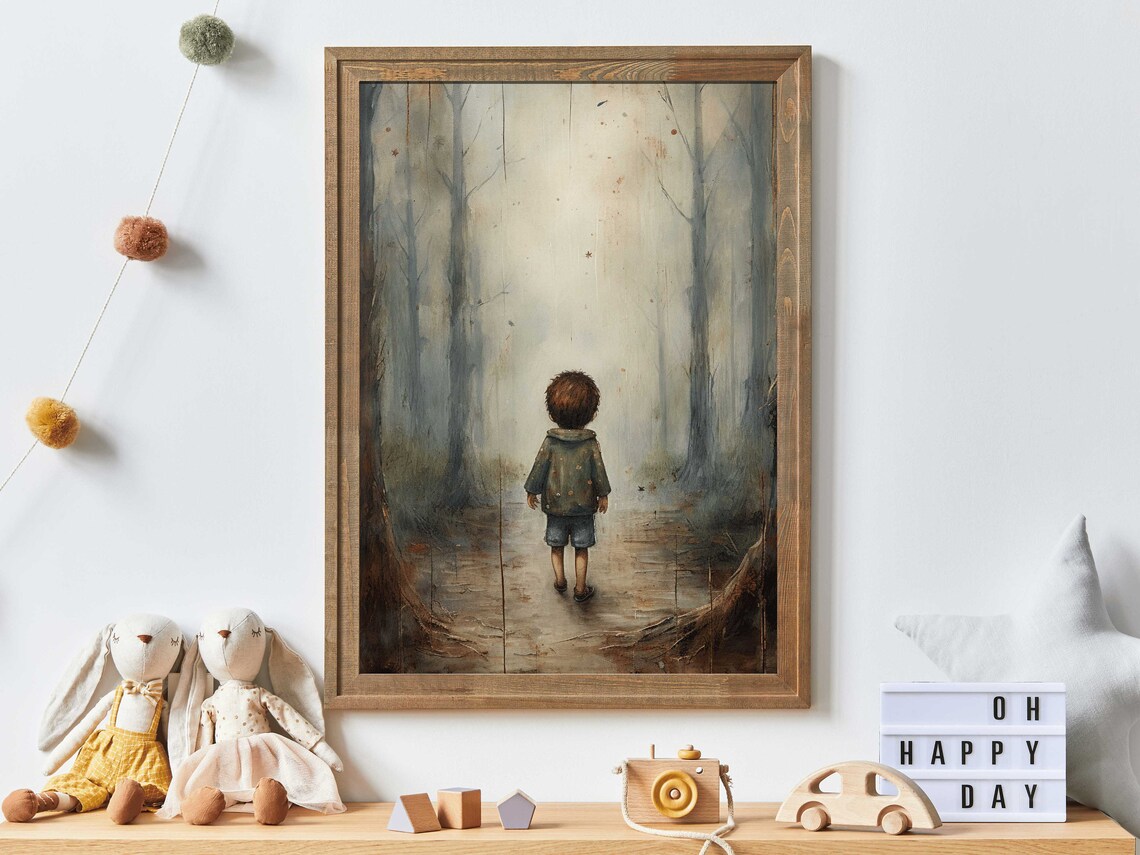 Outdoors Nursery Adventure Art for Little Boys