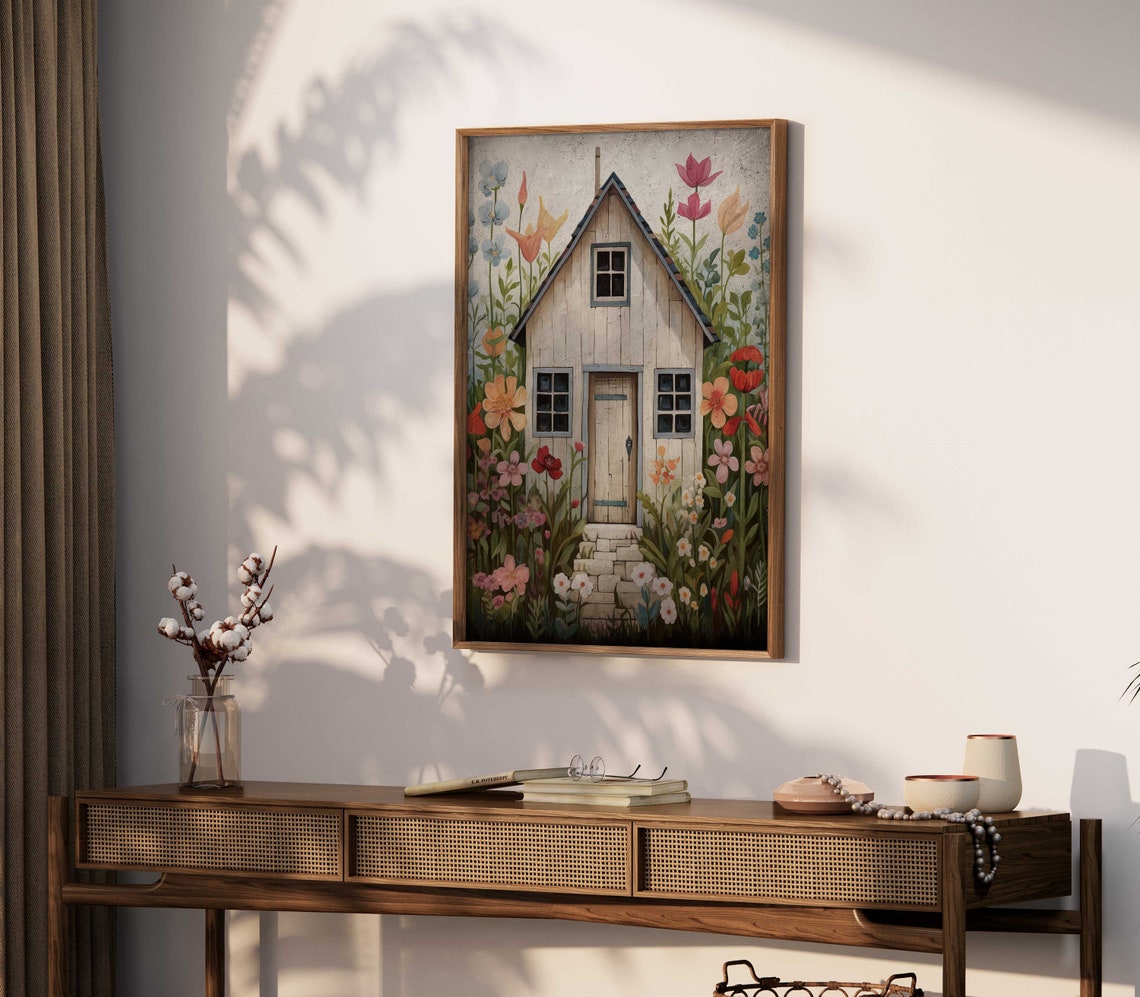 Little House Art Print, Zen Home Decor - Image 2
