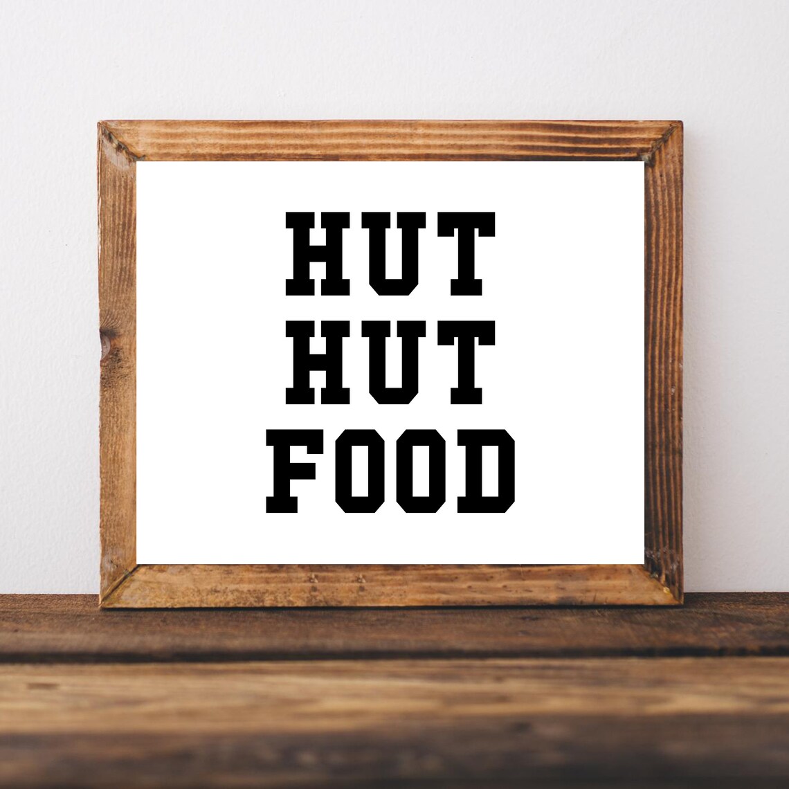 Football Party Sign, Funny Tailgate Decor Art Print