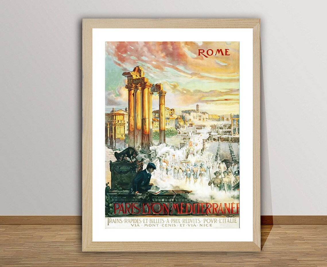 Rome Italy Gift Idea Travel Poster - Image 2
