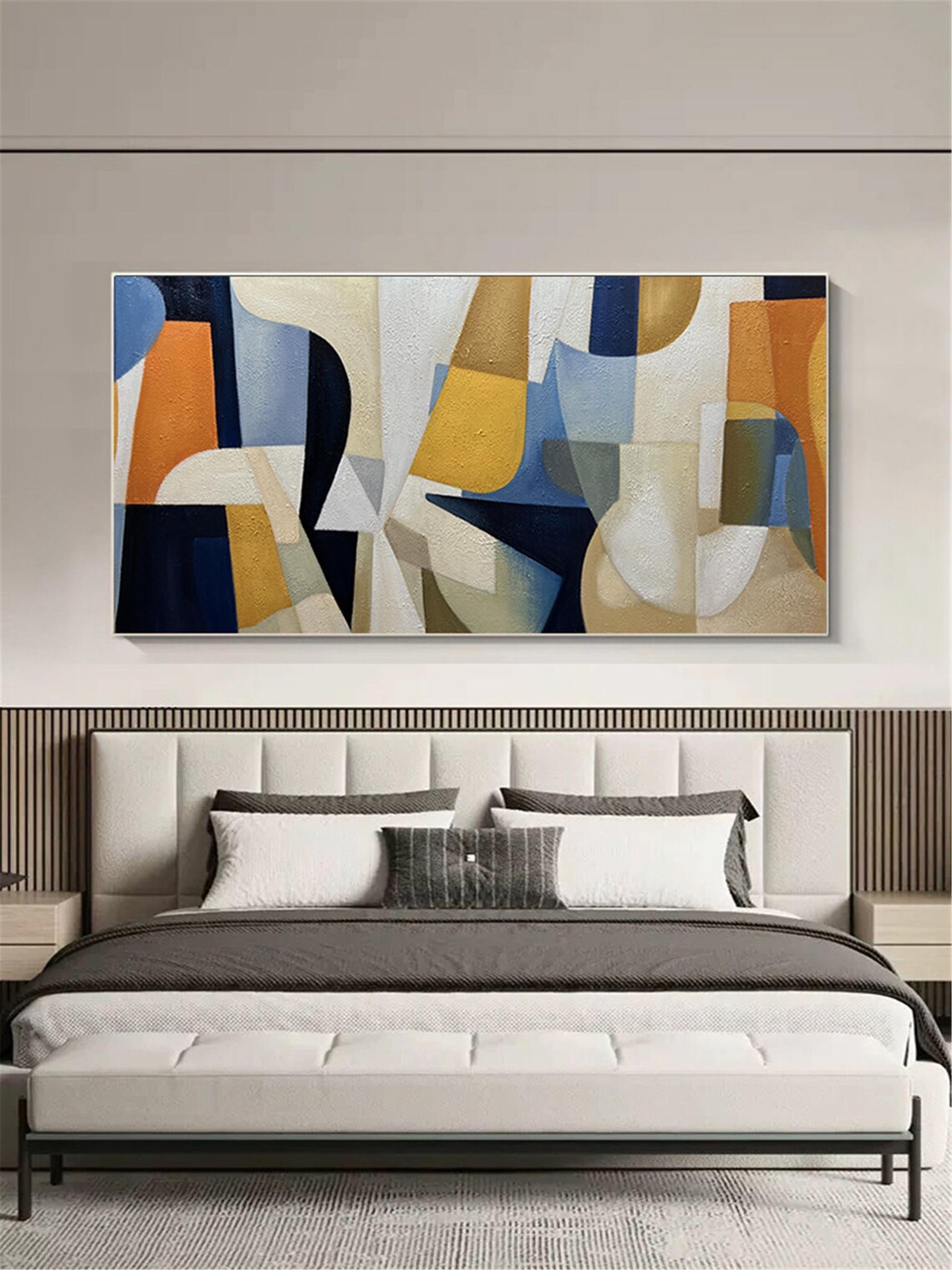 Abstract Painting, Living Room Wall Art Print - Image 2