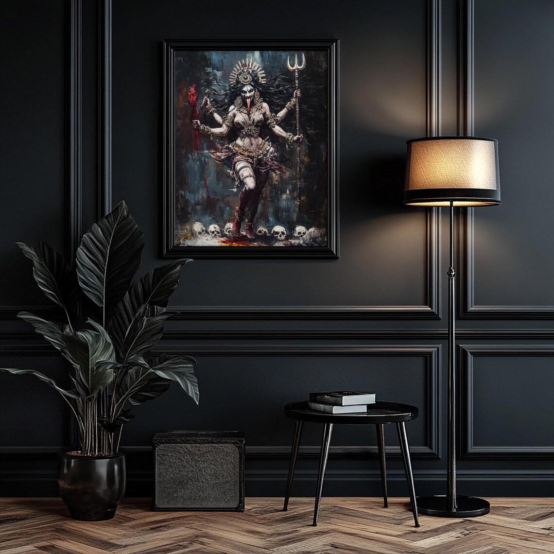 Kali Goddess Dark Fantasy Art Print, Kalika - Image 4
