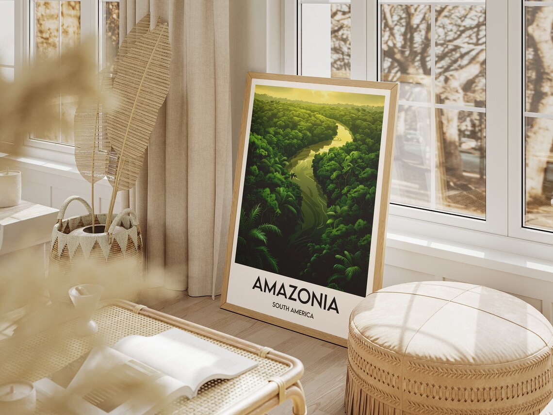 Amazonia Travel Poster, Place for Travel Walls - Image 2