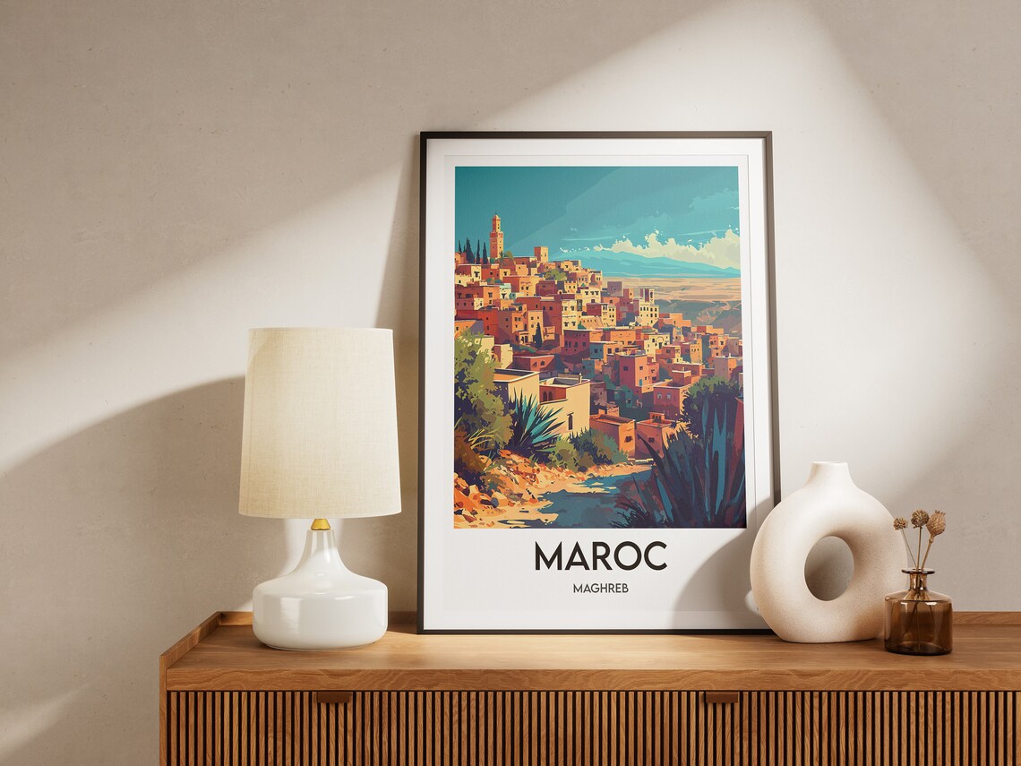 Morocco Travel Poster Poster Print - Image 2