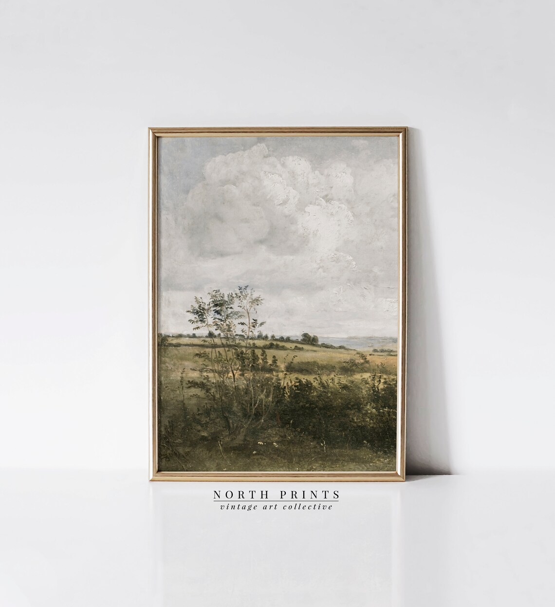Summer Country Landscape Art Print, Living Room Decor