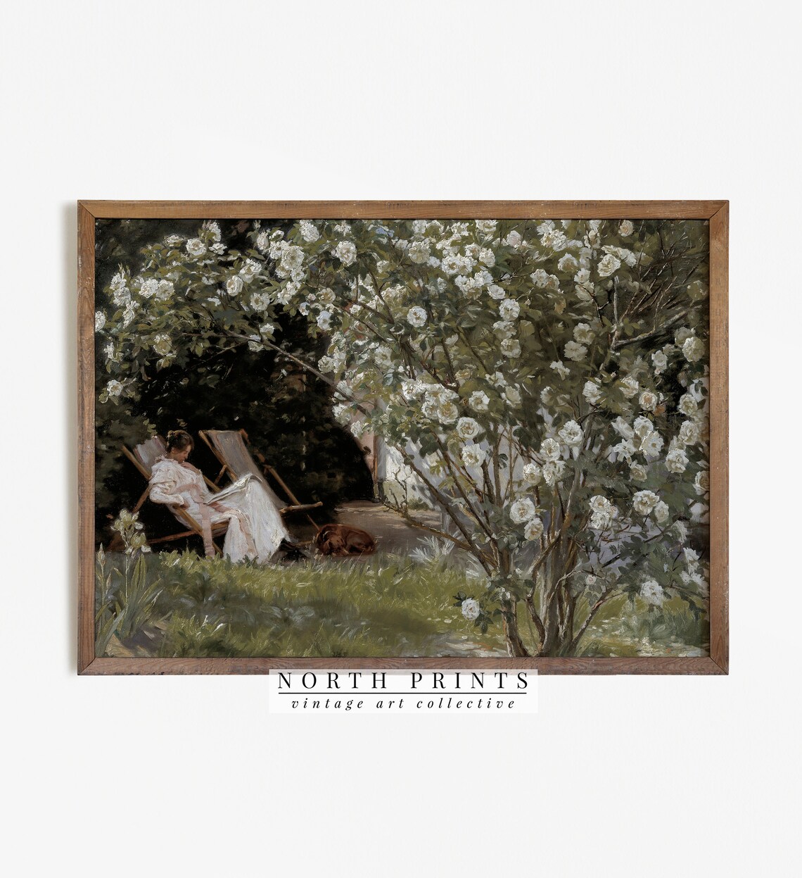 French Country Garden Bedroom Wall Art Print - Image 4