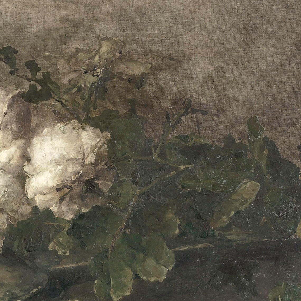 Vintage Flower Still Life Painting, Farmhouse Art Print - Image 2