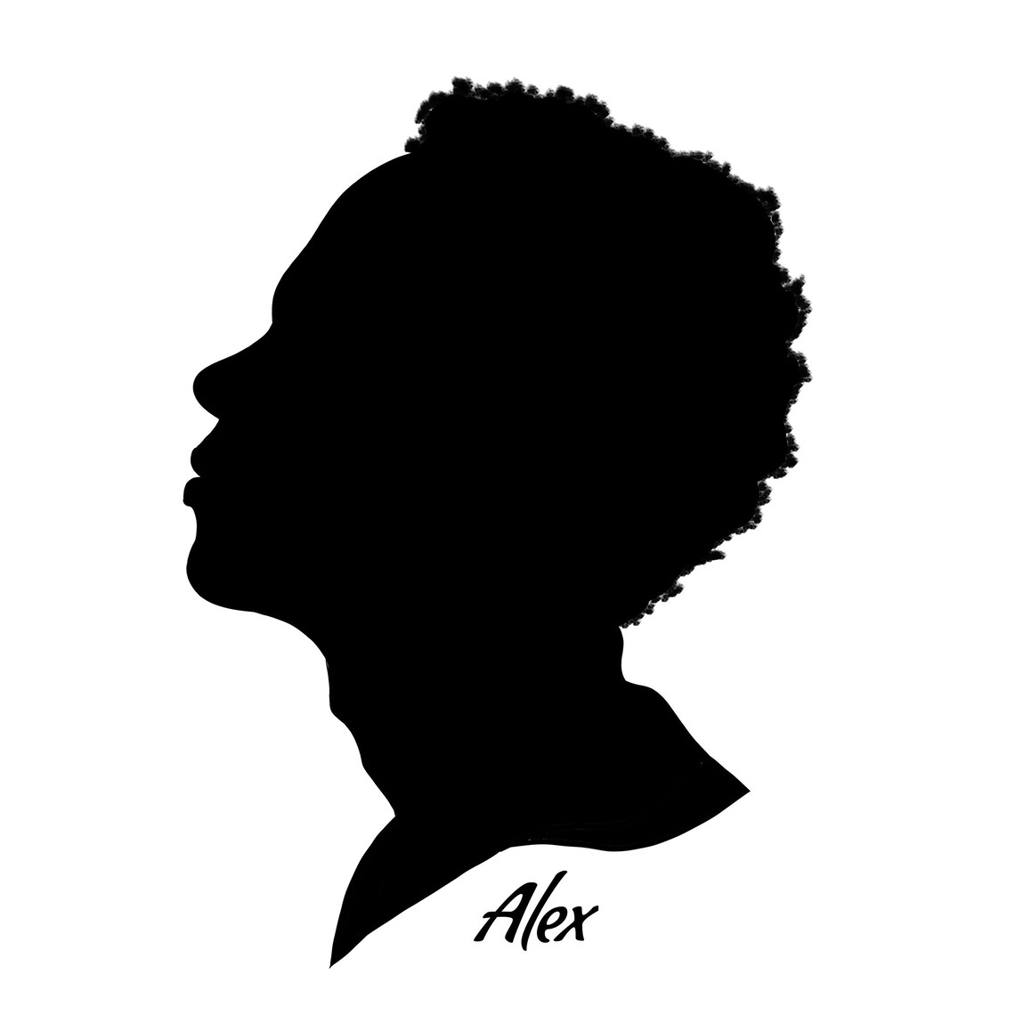 Couple Silhouette, Modern Home Decor Art Print - Image 3