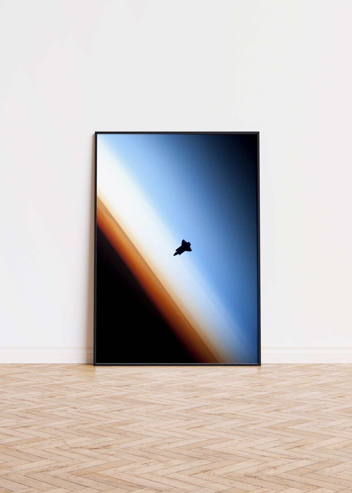 Space Shuttle Endeavour Cosmic Wall Art Print
