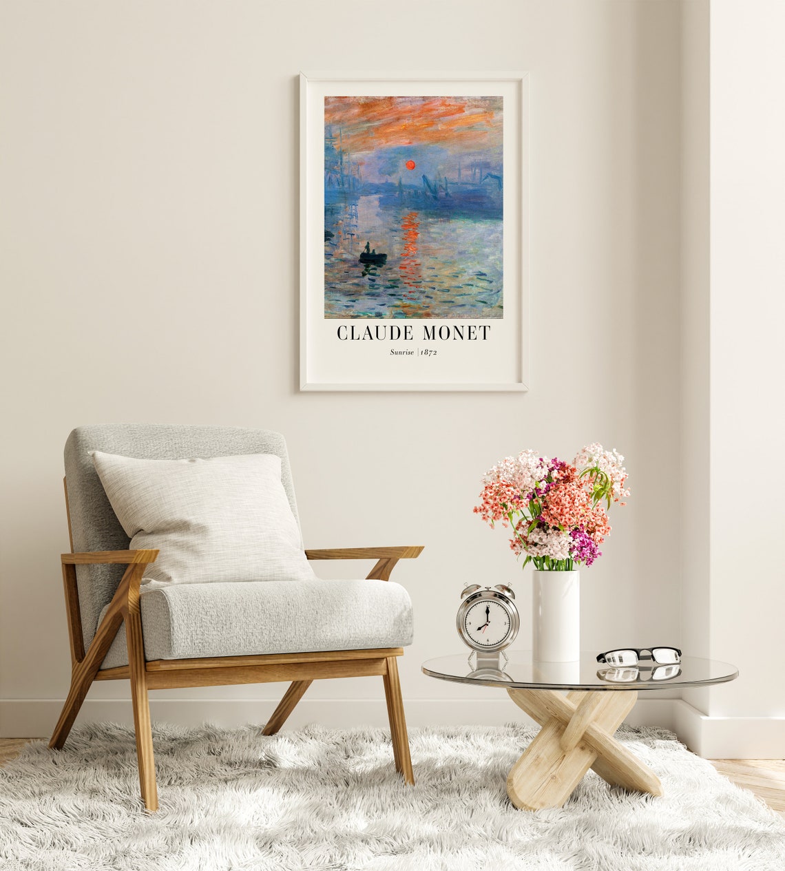 Claude Monet Sunrise 1872 Le Havre Impressionist Harbor Poster - Image 7