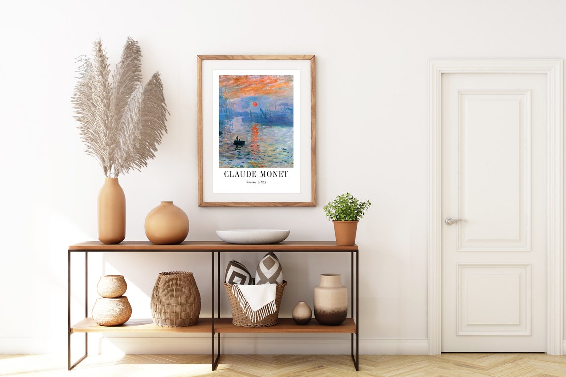 Claude Monet Sunrise 1872 Le Havre Impressionist Harbor Poster - Image 6