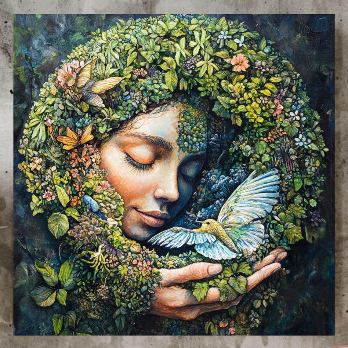 Botanical Mother Wall, Boho Mom And Child Gift - Image 3