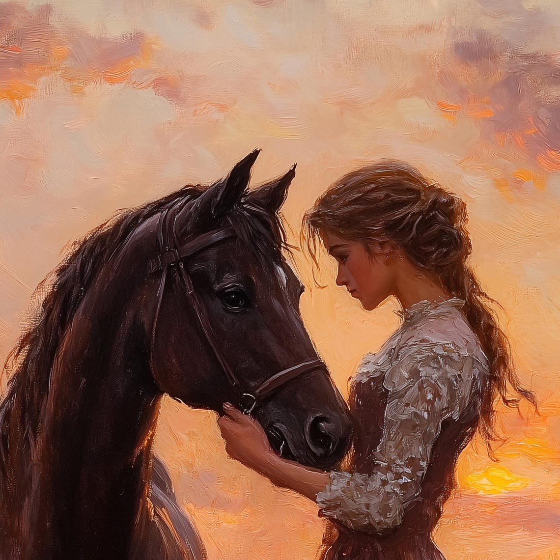 Horse Girl Wall Art Equestrian Wall Art Western Decor Gift For Cowgirl Gift For Horse Girl Who Loves Horse Gift Horse Cowgirl Wall Art Horse - Image 2