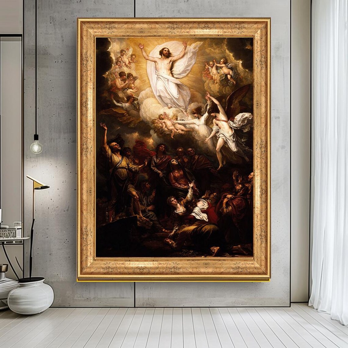 The Ascension of Christ, Baroque Religious Art Print - Image 5