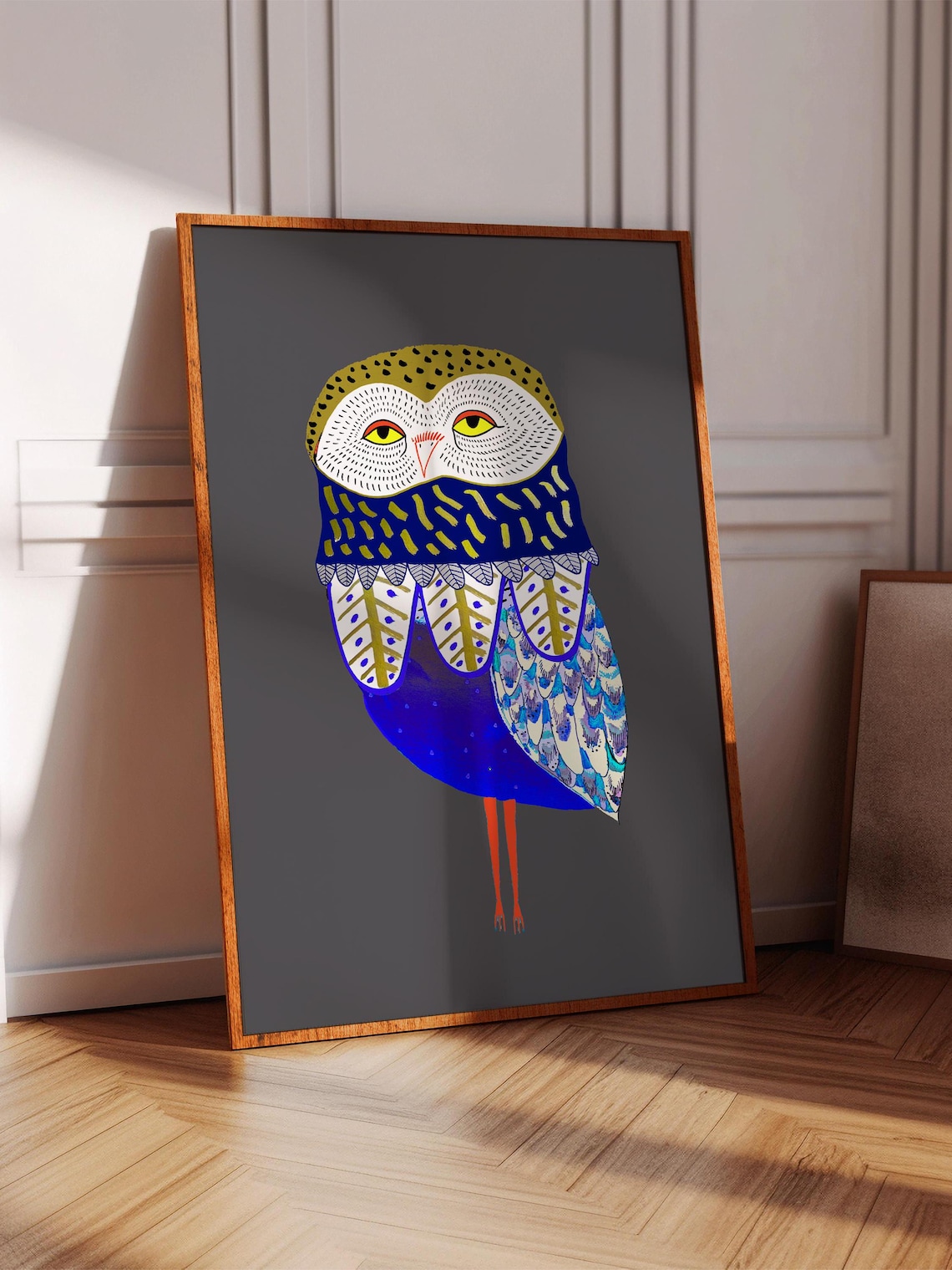 Magnificent Owl Whimsical Art Print, Home Decor