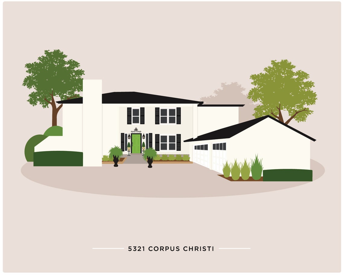 Home Illustration - House Drawing - Image 5