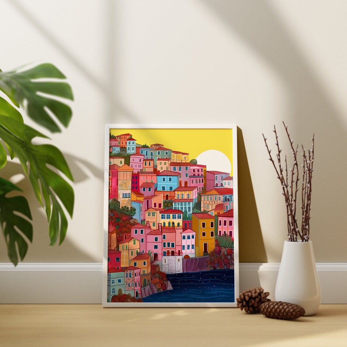 Manarola Illustration, Cinque Terre Travel Poster - Image 3