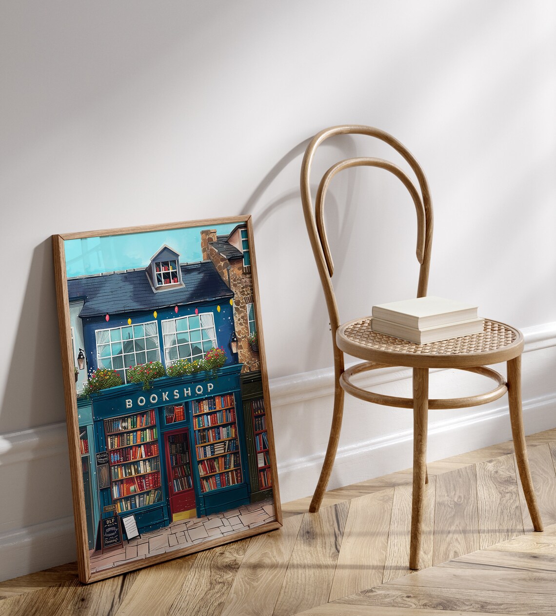 Bookshops In England York Book Art Print - Image 2