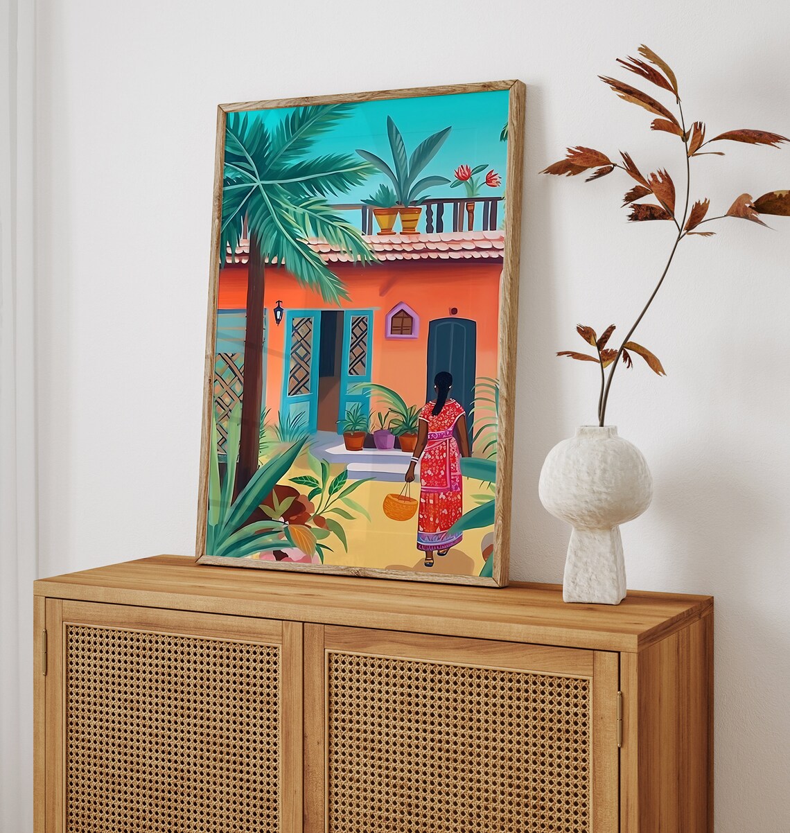 India Travel Illustration, India Travel Poster - Image 2