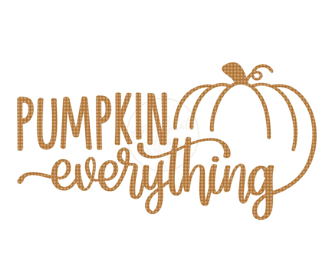 Pumpkin Everything, Fall Thanksgiving Autumn Art Print
