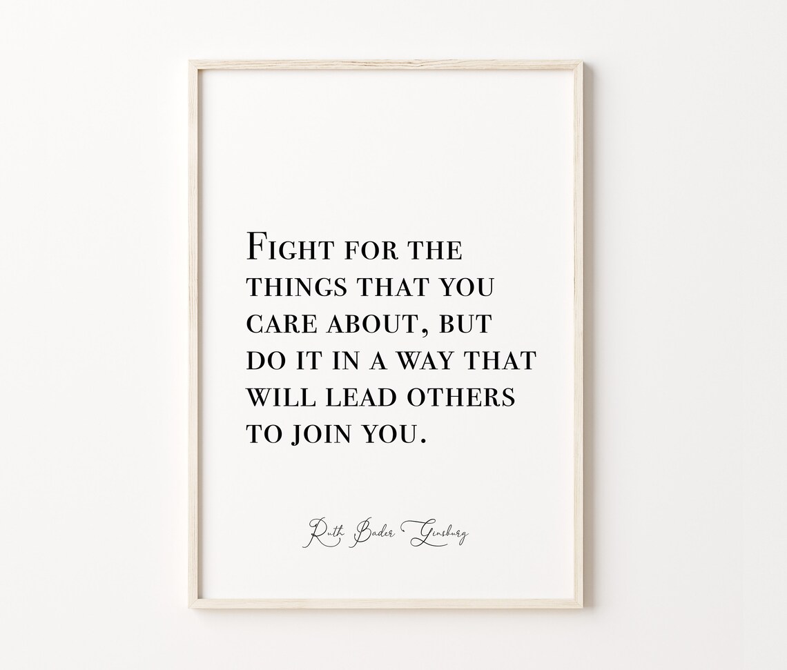 Fight For The Fight For The Print Fight For The Poster Ruth Bader Ginsburg Poster Ruth Bader Ginsburg Definition Print - Image 3