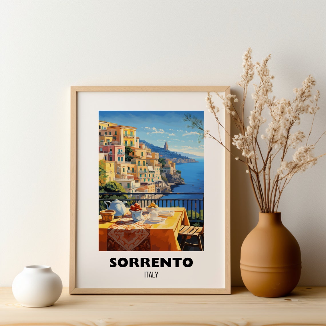 Sorrento Italy Travel Print Sorrento Poster Sorrento Wall Decor Italy Travel Prints Sorrento Gift Italy Art Print Art - Image 2