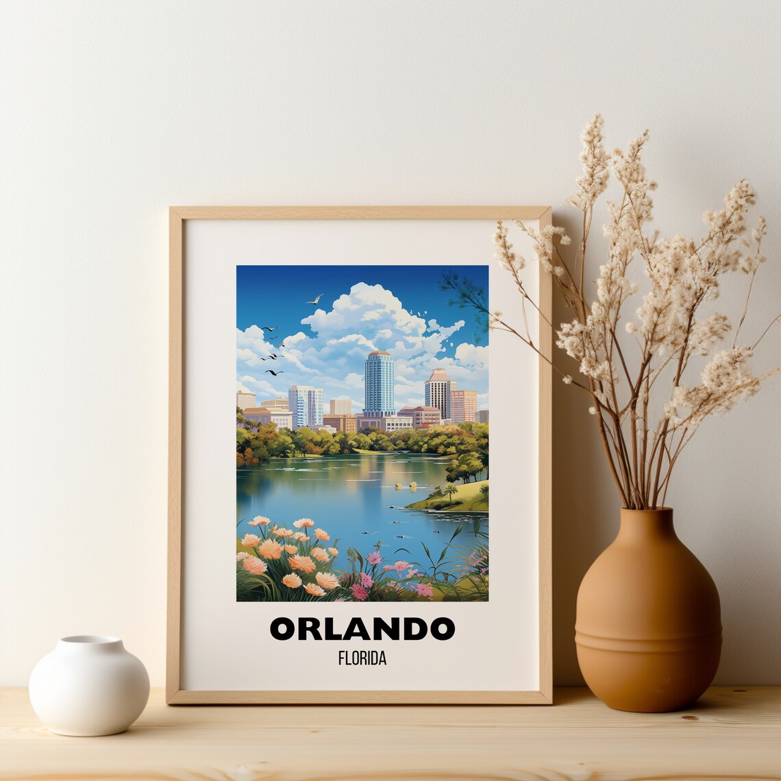 Orlando Travel Poster, Florida City Art Print - Image 2