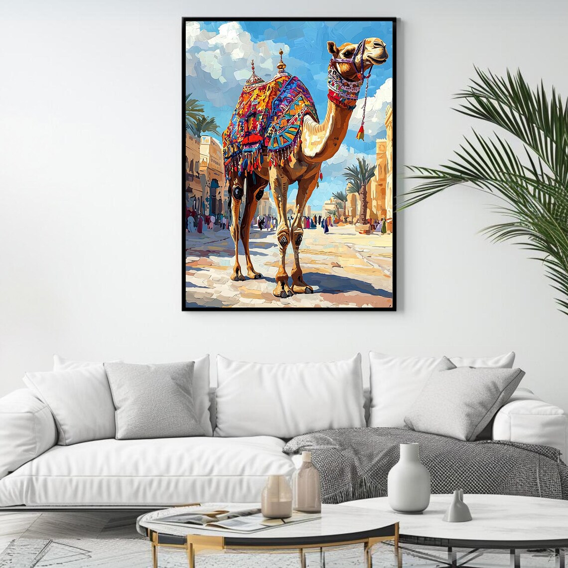 Colorful Camel Art Print, Middle Eastern Decor - Image 4
