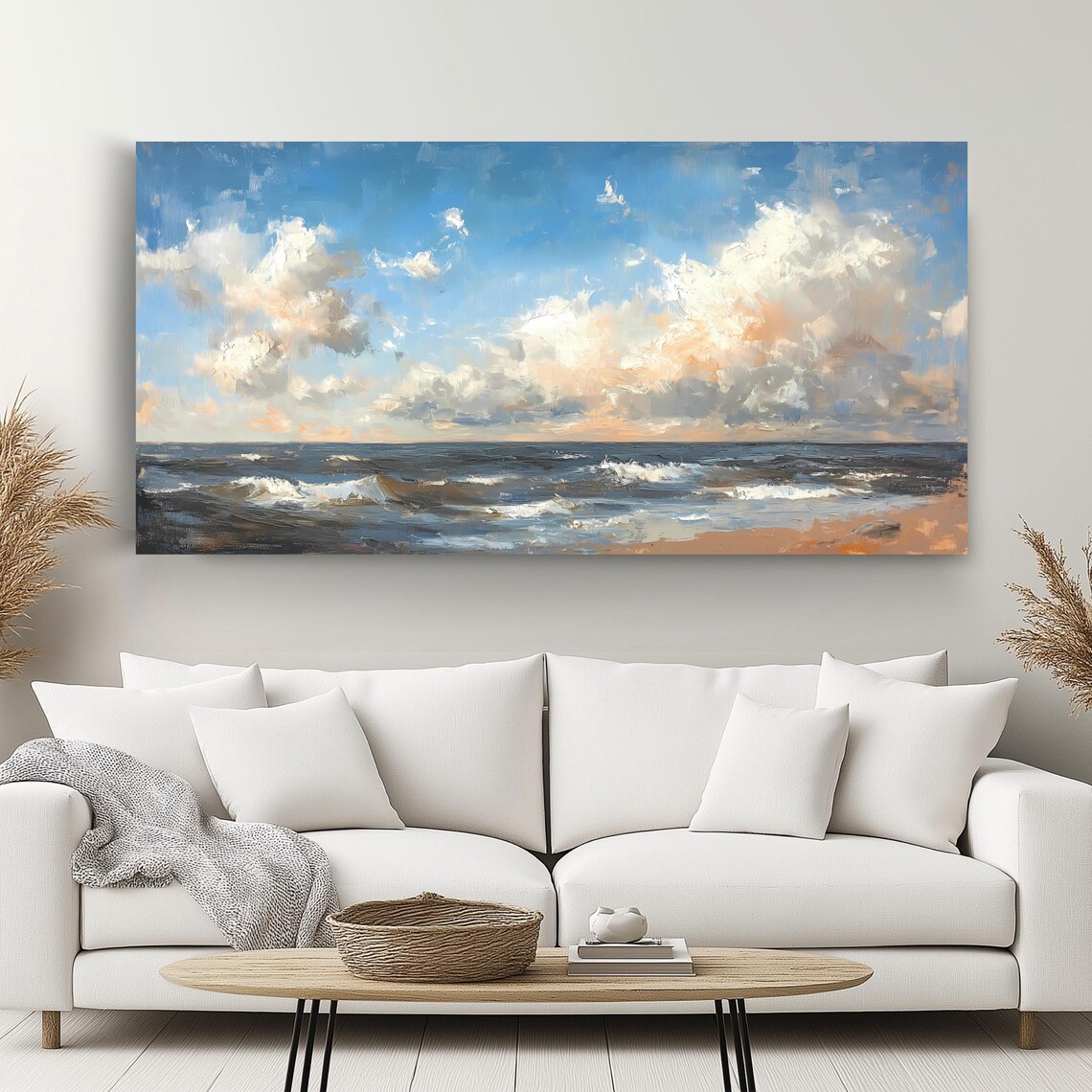 Ocean Waves Panoramic Seascape Wall Art Print - Image 2