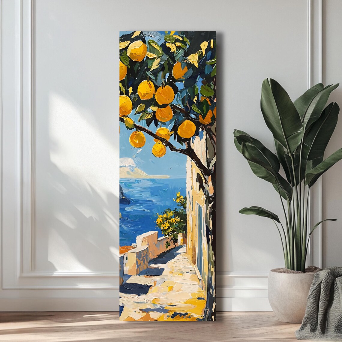 Amalfi Coast Lemon Travel Poster, Italian Art Print - Image 3