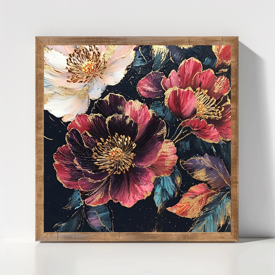 Elegant Floral Botanical Wall Decor, Modern Artwork - Image 2
