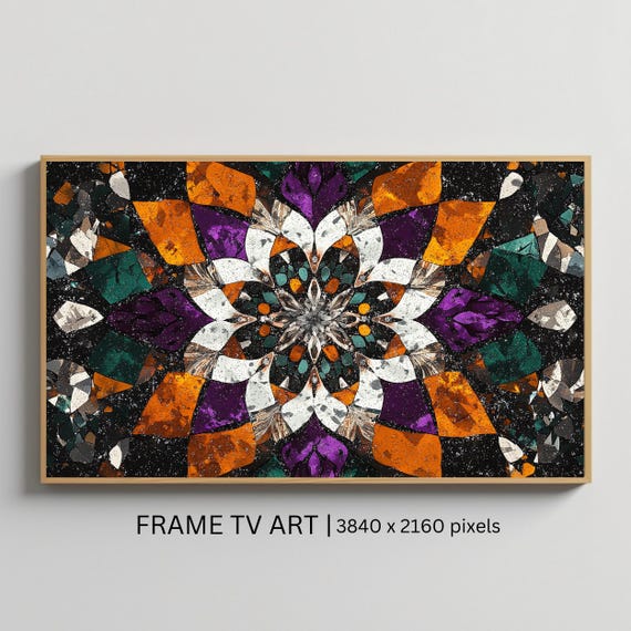 Islamic Mosaic Art For Frame Tv Arabic Geometric Roku Screensaver Wall Art