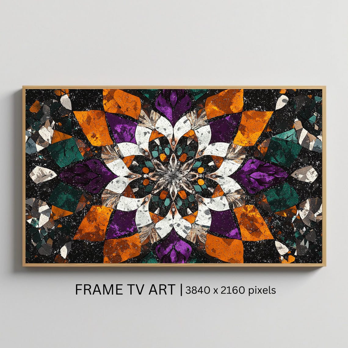 Islamic Mosaic Art For Frame Tv Arabic Geometric Roku Screensaver Wall Art