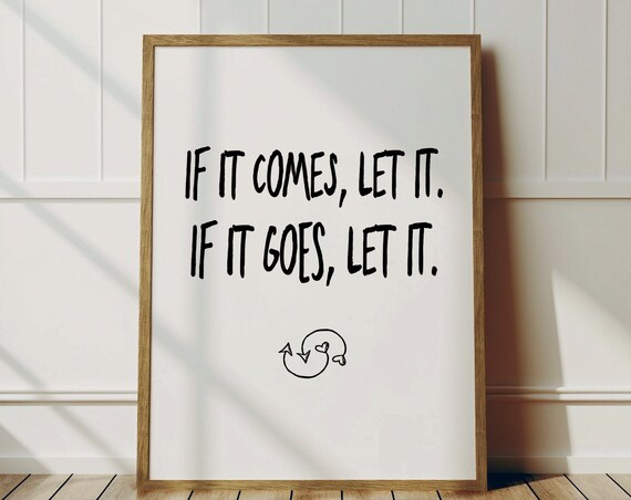 Inspirational Quote Wall Art Trendy Red Poster