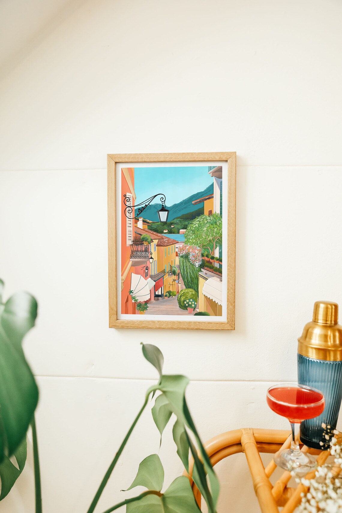 Lake Como Travel Poster, Lake Como Landscape - Image 2