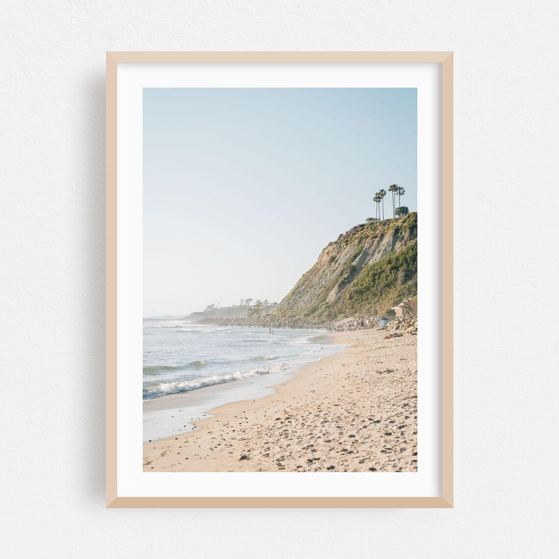 Dana Point Beach Coastal Landscape Art Print