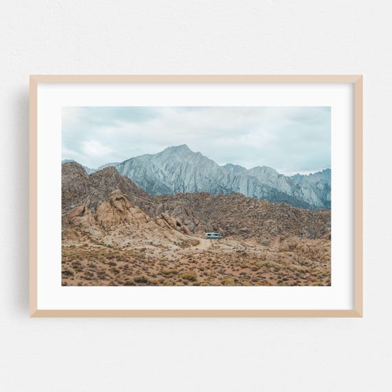 Lone Pine Print Wall Art Desert Framed Mountain Home Decor Landscape Poster Nature Fine Wilderness Scenic