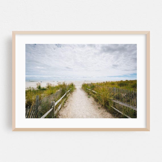 Atlantic City Print New Jersey Wall Art Beach Framed Coastal Home Decor Nature Poster Landscape Fine Scenic Summer Boardwalk