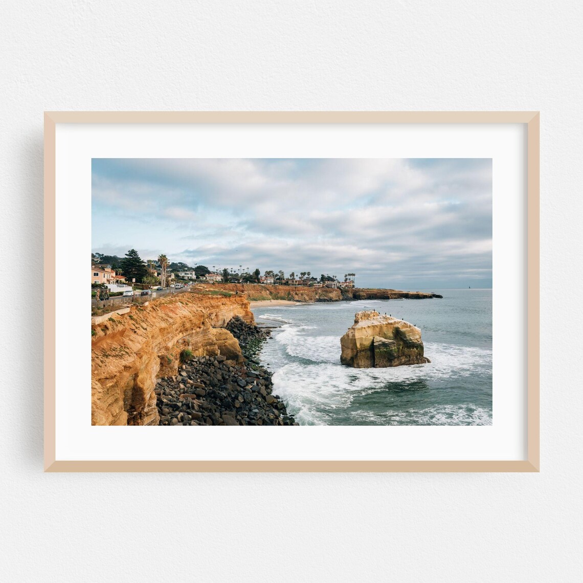 San Diego Coastal Landscape Travel Poster